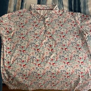 Men's Multicolor Golf Polo